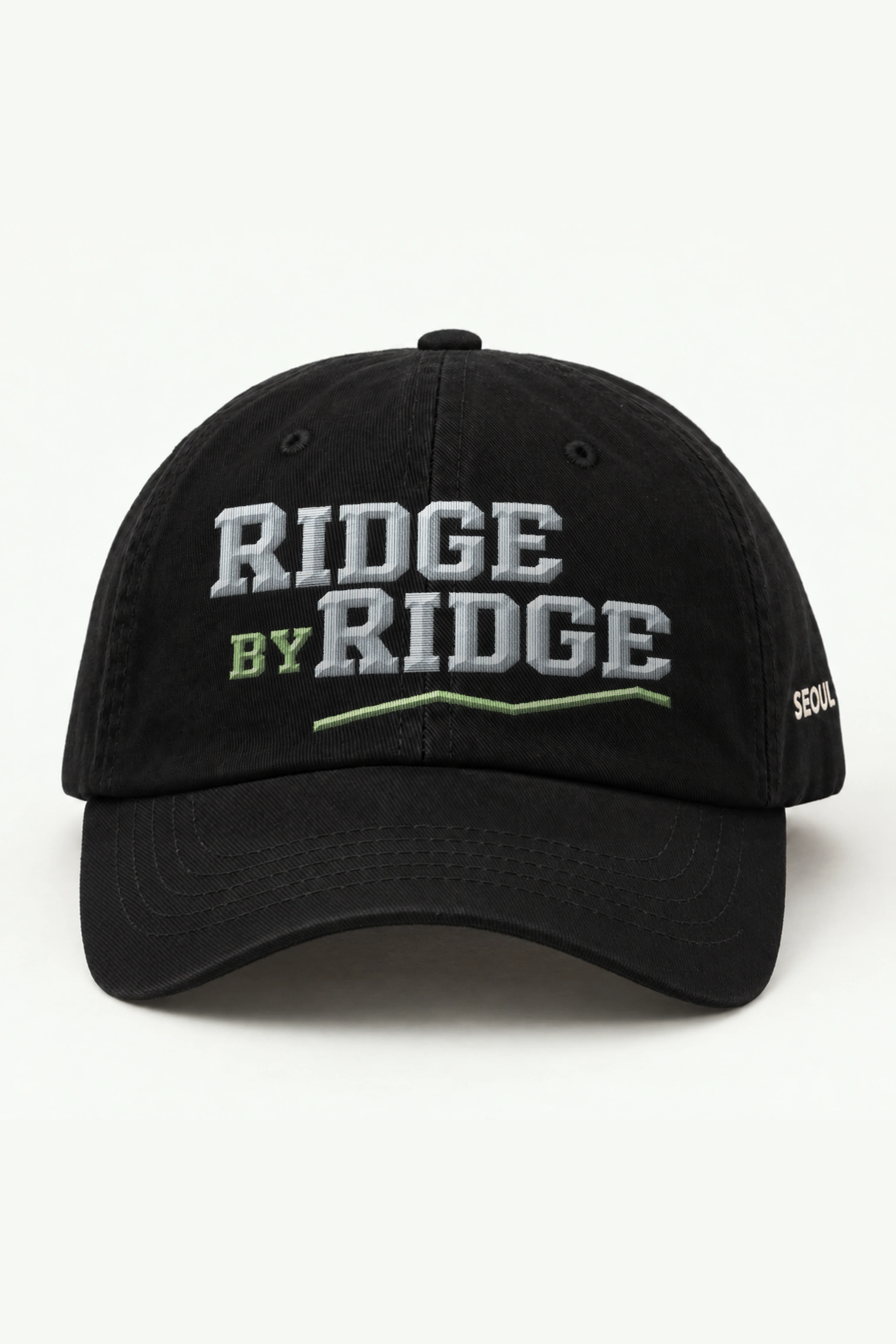 "Ridge by Ridge" Classic Dad Hat · Embroidered — black/cap-front