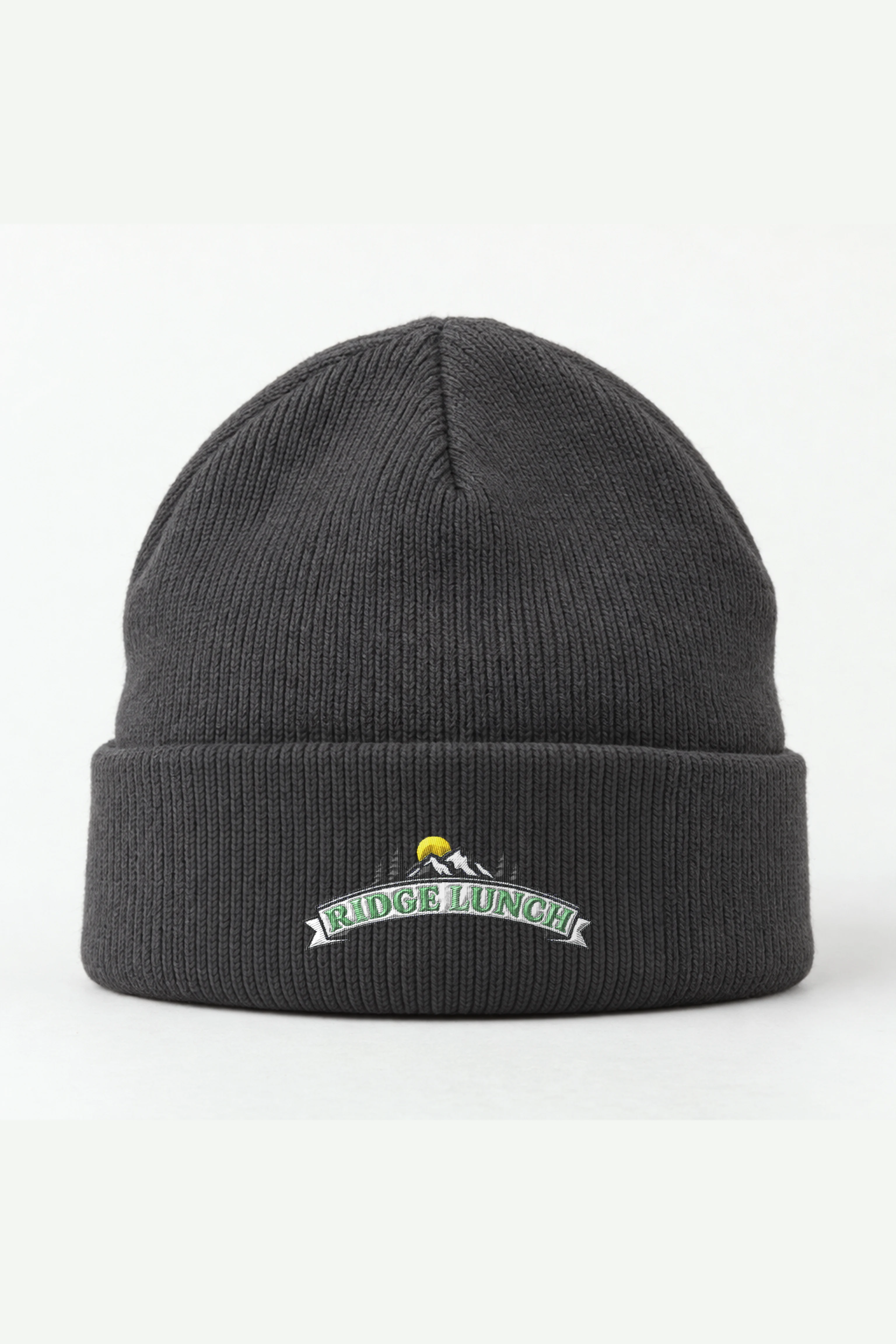 "Ridge Lunch" Cuffed Beanie · Embroidered