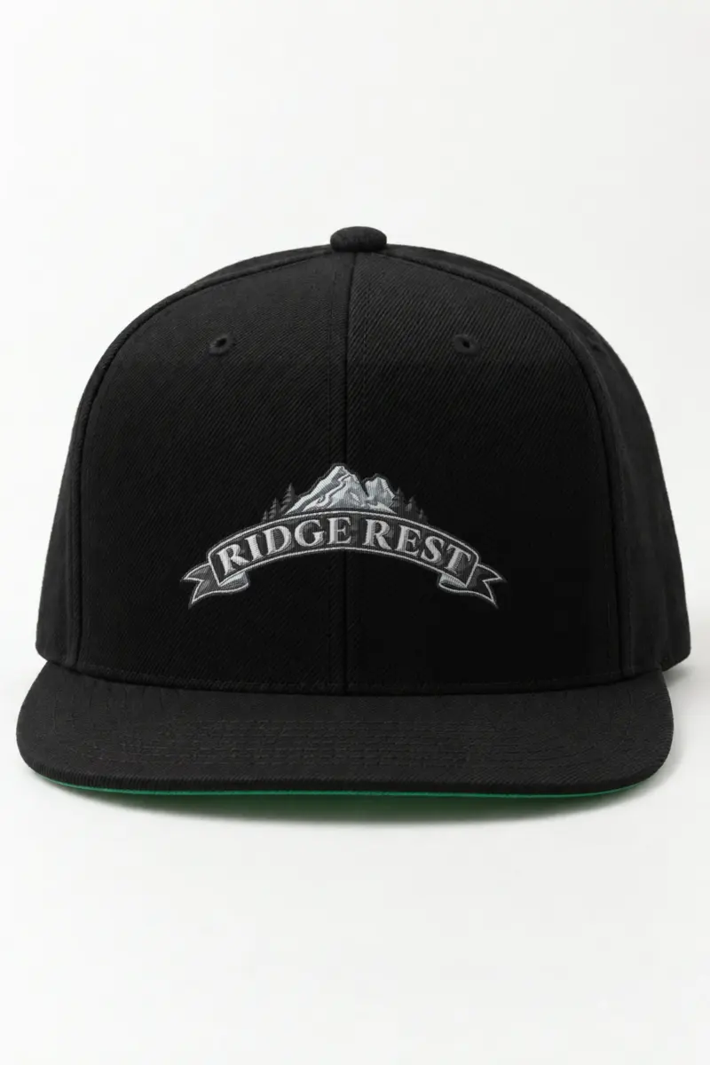 "Ridge Rest" Classic Snapback · Embroidered