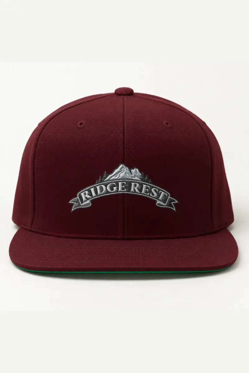 "Ridge Rest" Classic Snapback · Embroidered