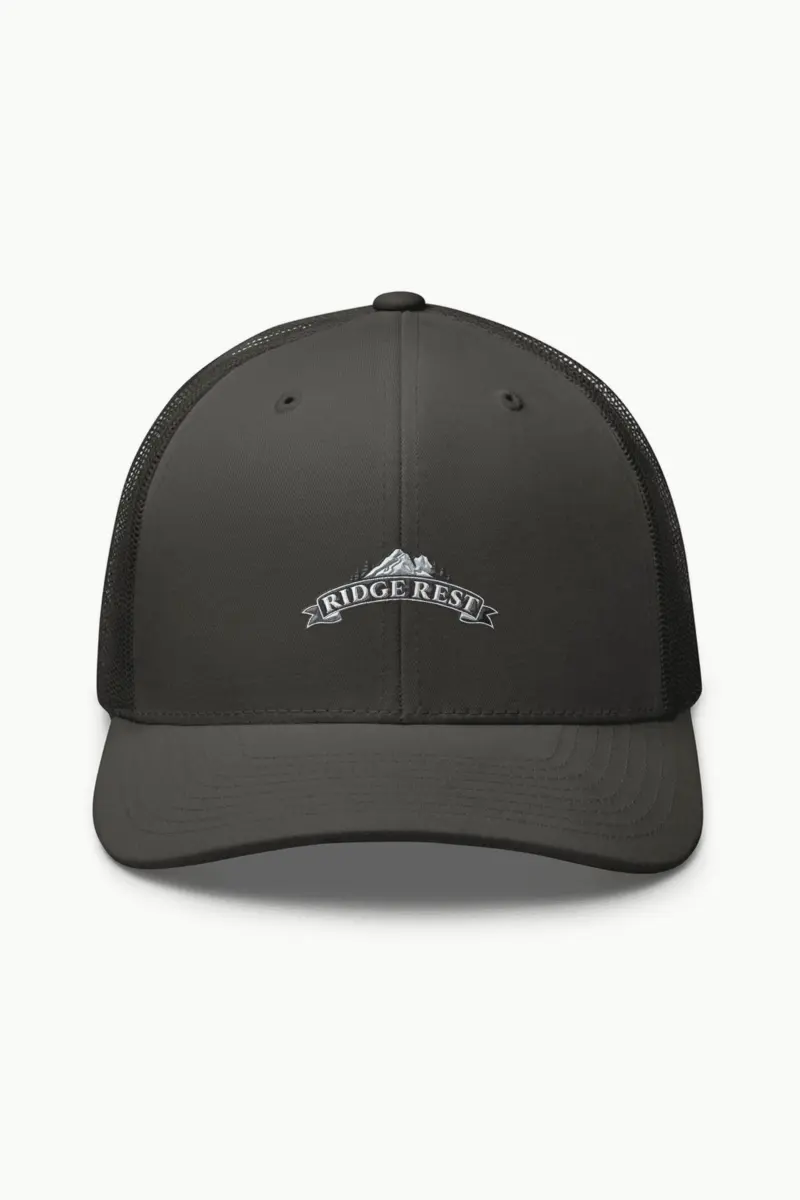 "Ridge Rest" Retro Trucker Cap · Embroidered