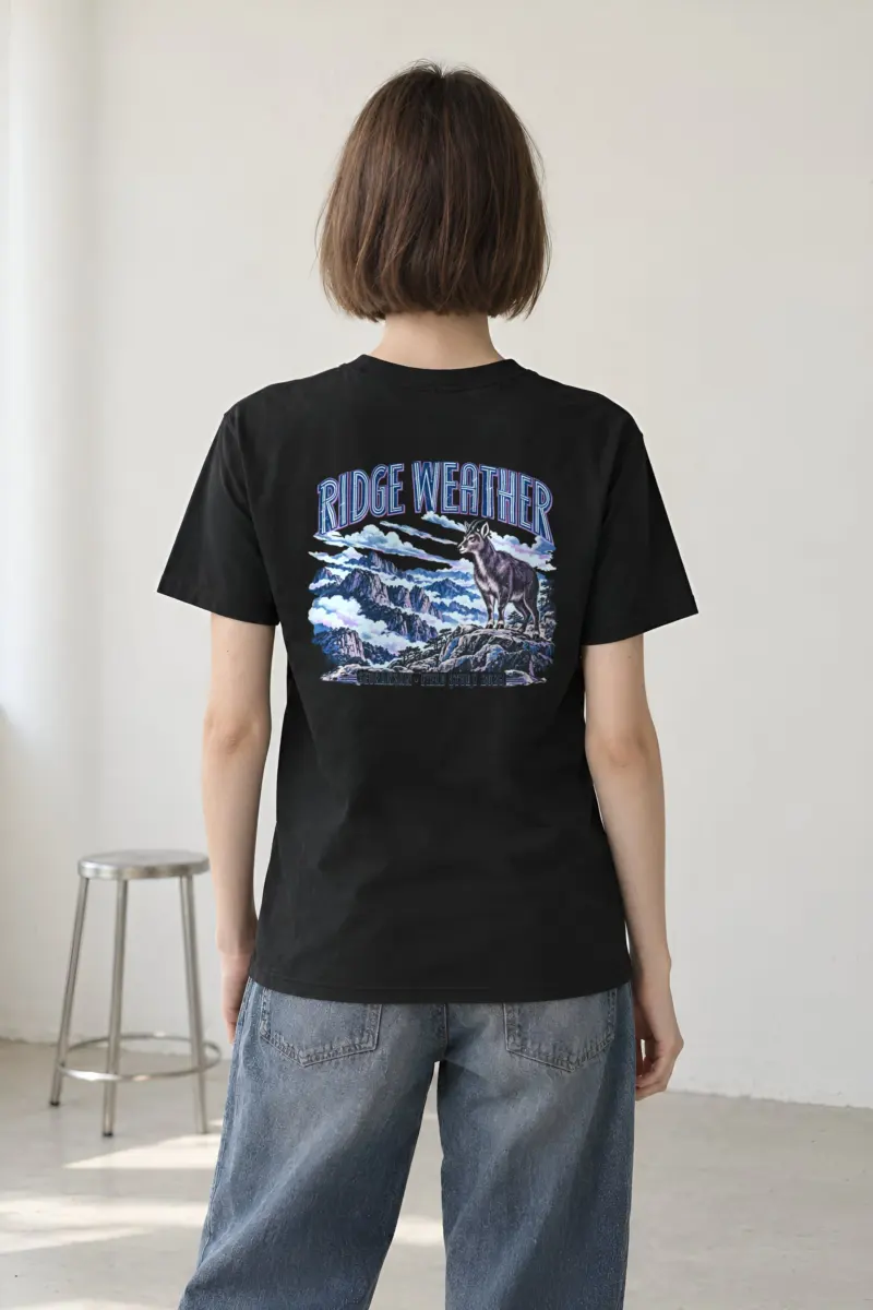 "Ridge Weather Seoraksan Field Study 2026" Heavyweight Unisex Crewneck T-shirt