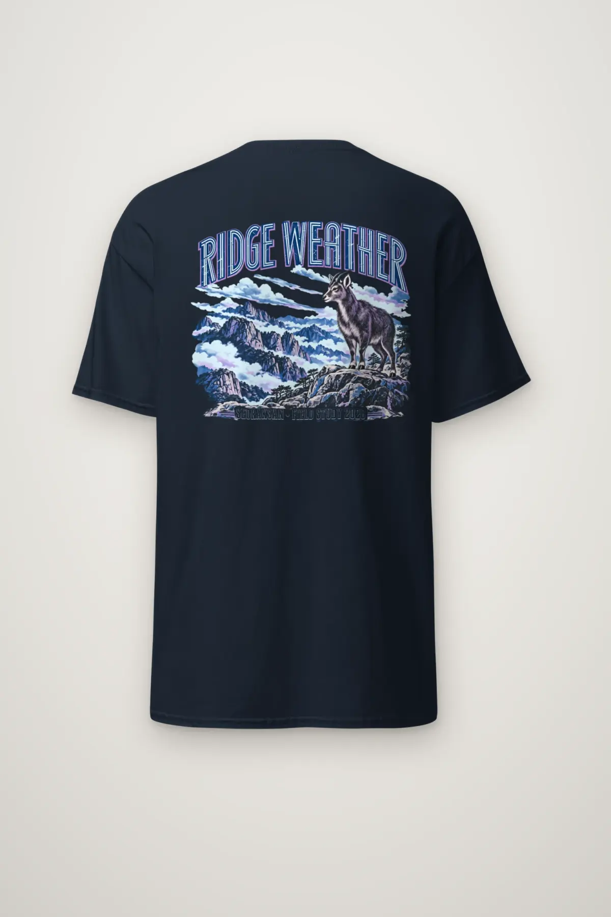 "Ridge Weather Seoraksan Field Study 2026" Heavyweight Unisex Crewneck T-shirt