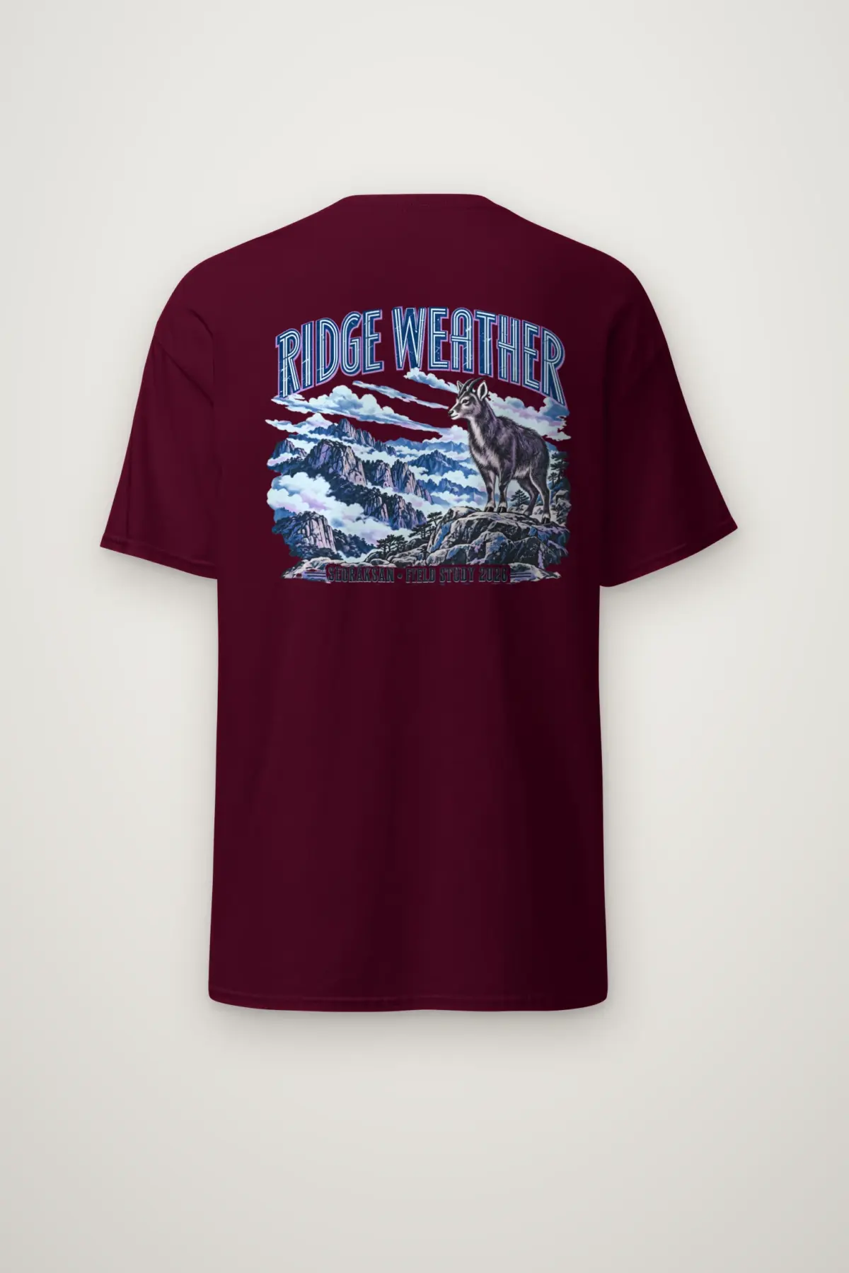 "Ridge Weather Seoraksan Field Study 2026" Heavyweight Unisex Crewneck T-shirt