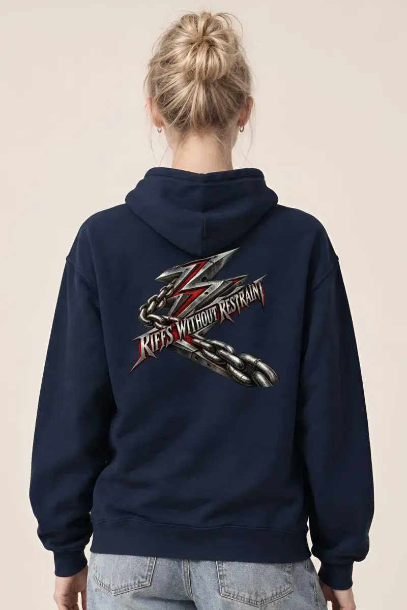 “Riffs Without Restraint” Heavy Blend Unisex Pullover Hoodie