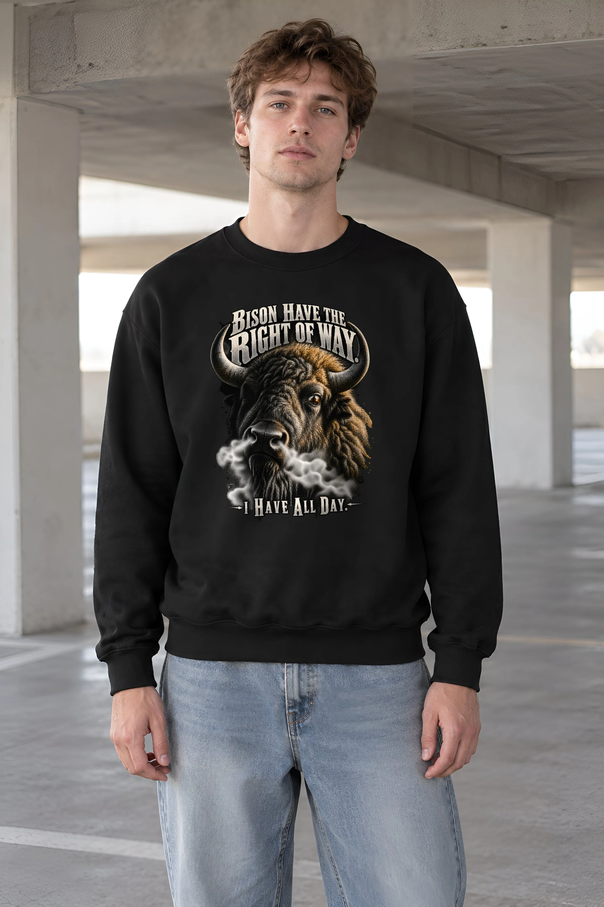 "Right Of Way" 1 Crewneck Sweatshirt