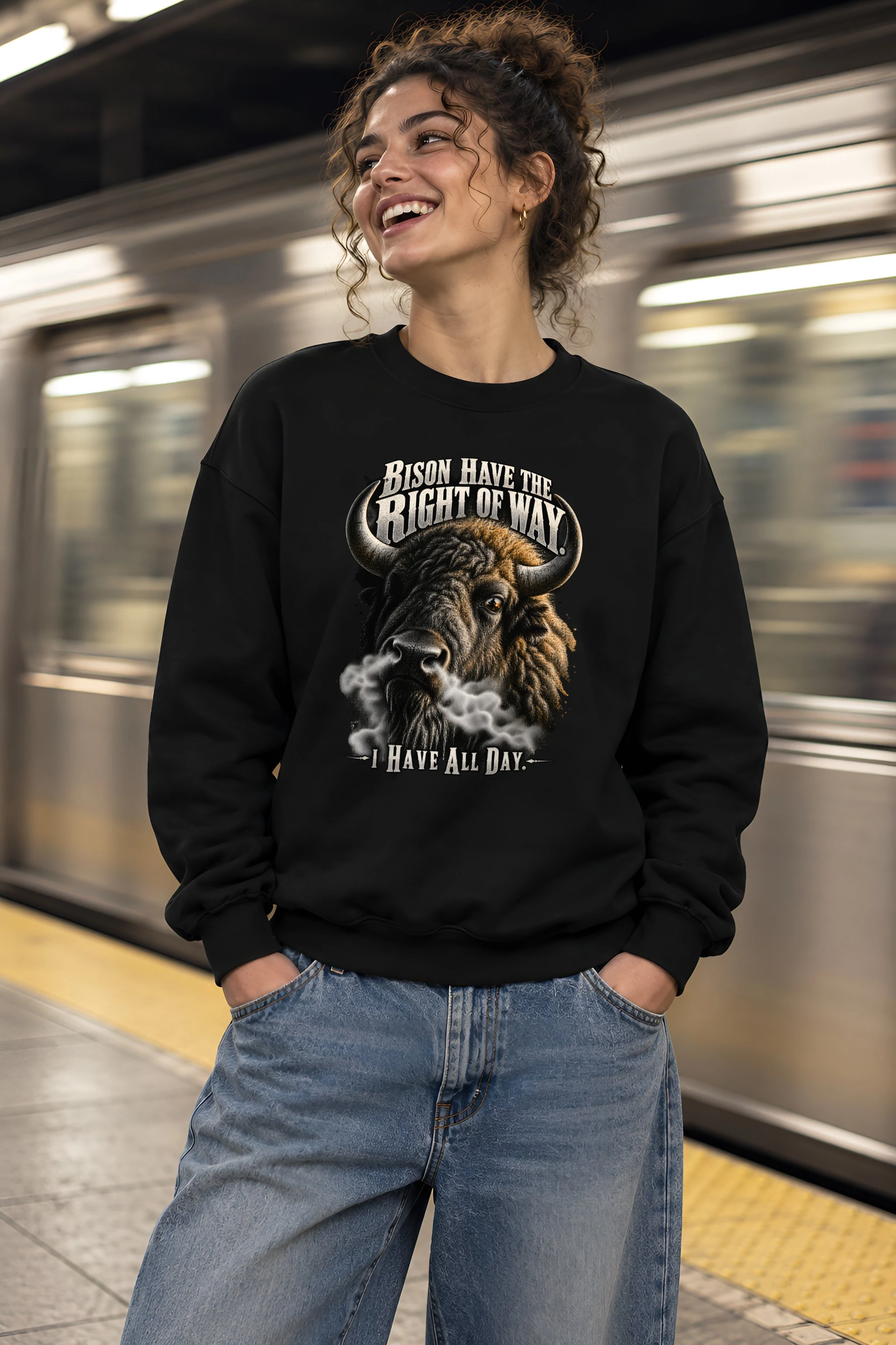 "Right Of Way" Heavy Blend Unisex Crewneck Sweatshirt
