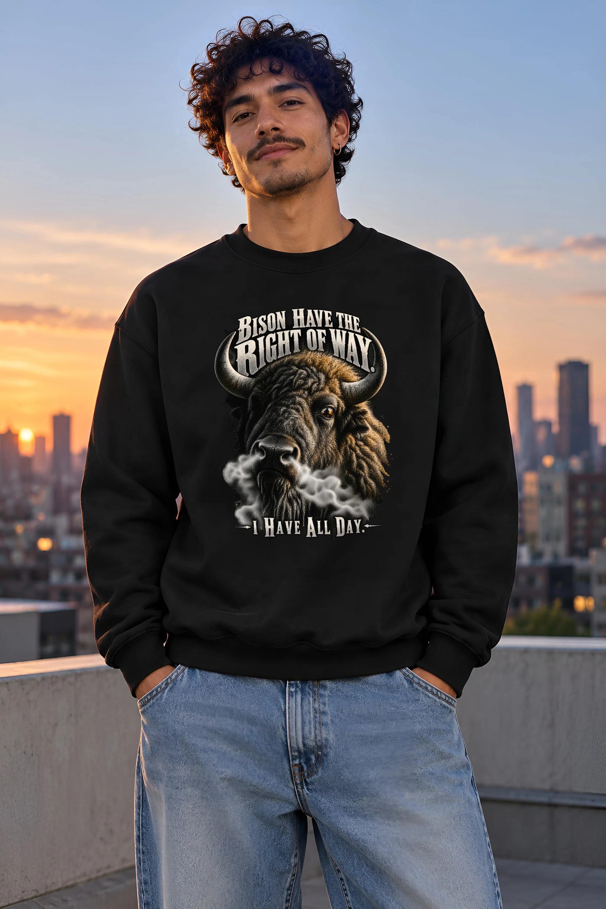 "Right Of Way" 1 Crewneck Sweatshirt