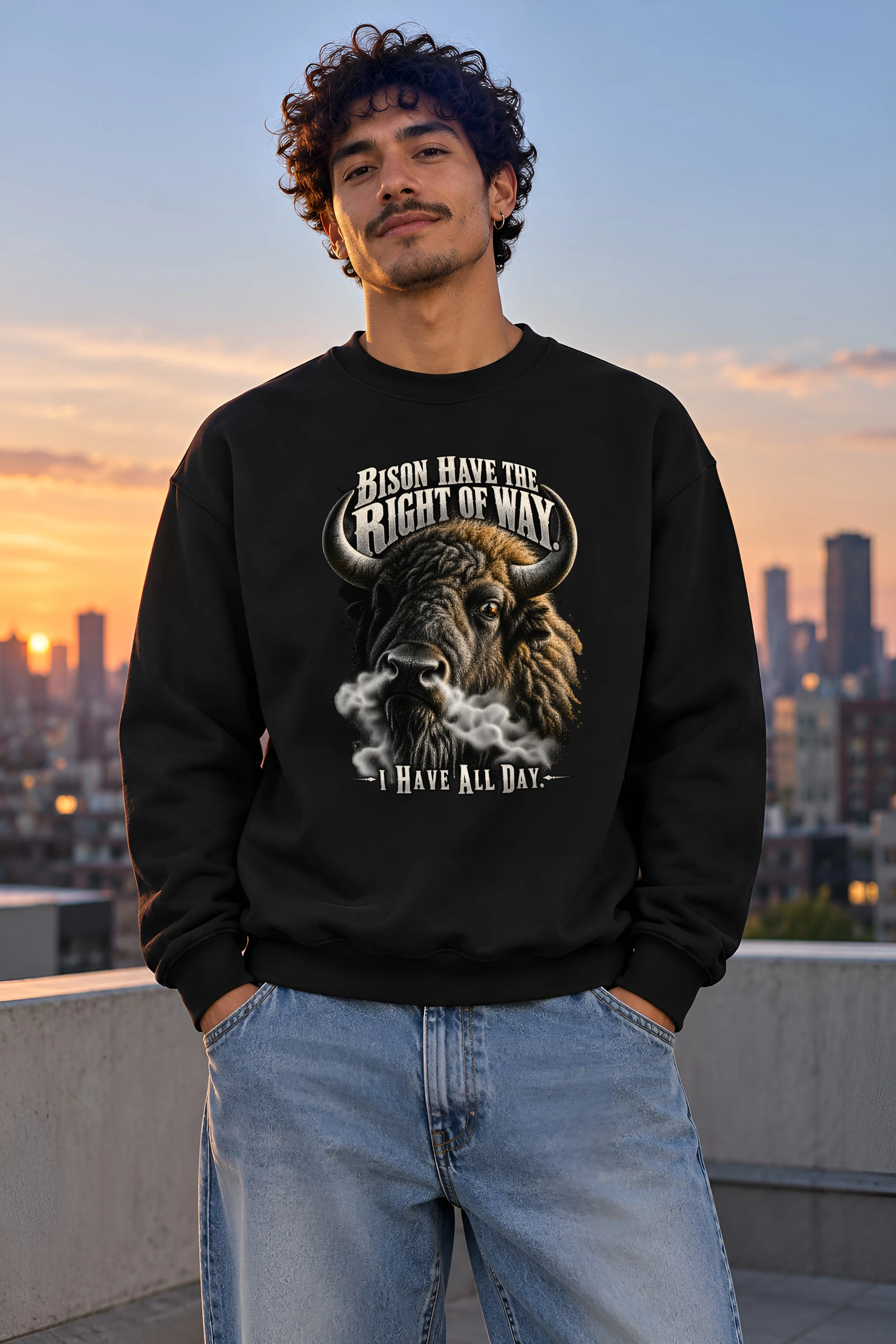 "Right Of Way" Heavy Blend Unisex Crewneck Sweatshirt