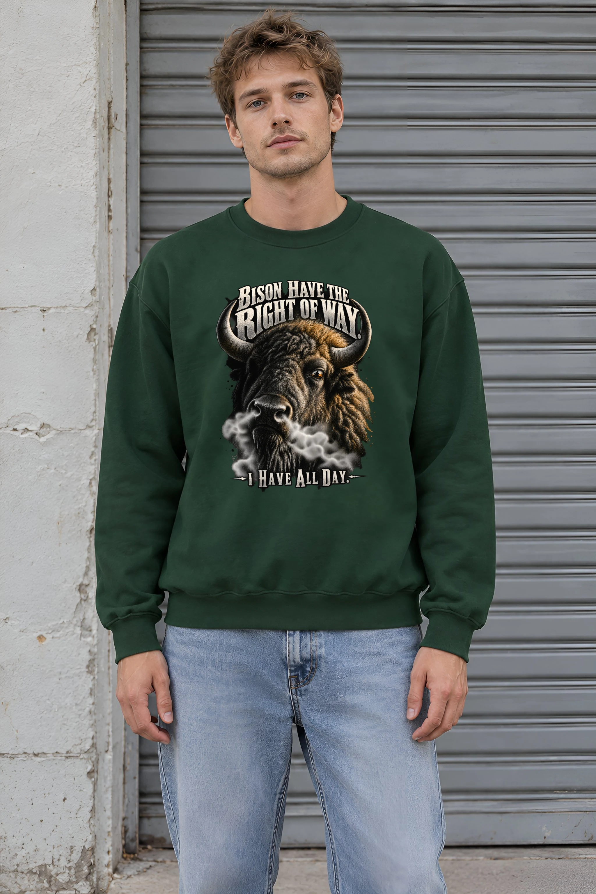 "Right Of Way" 1 Crewneck Sweatshirt