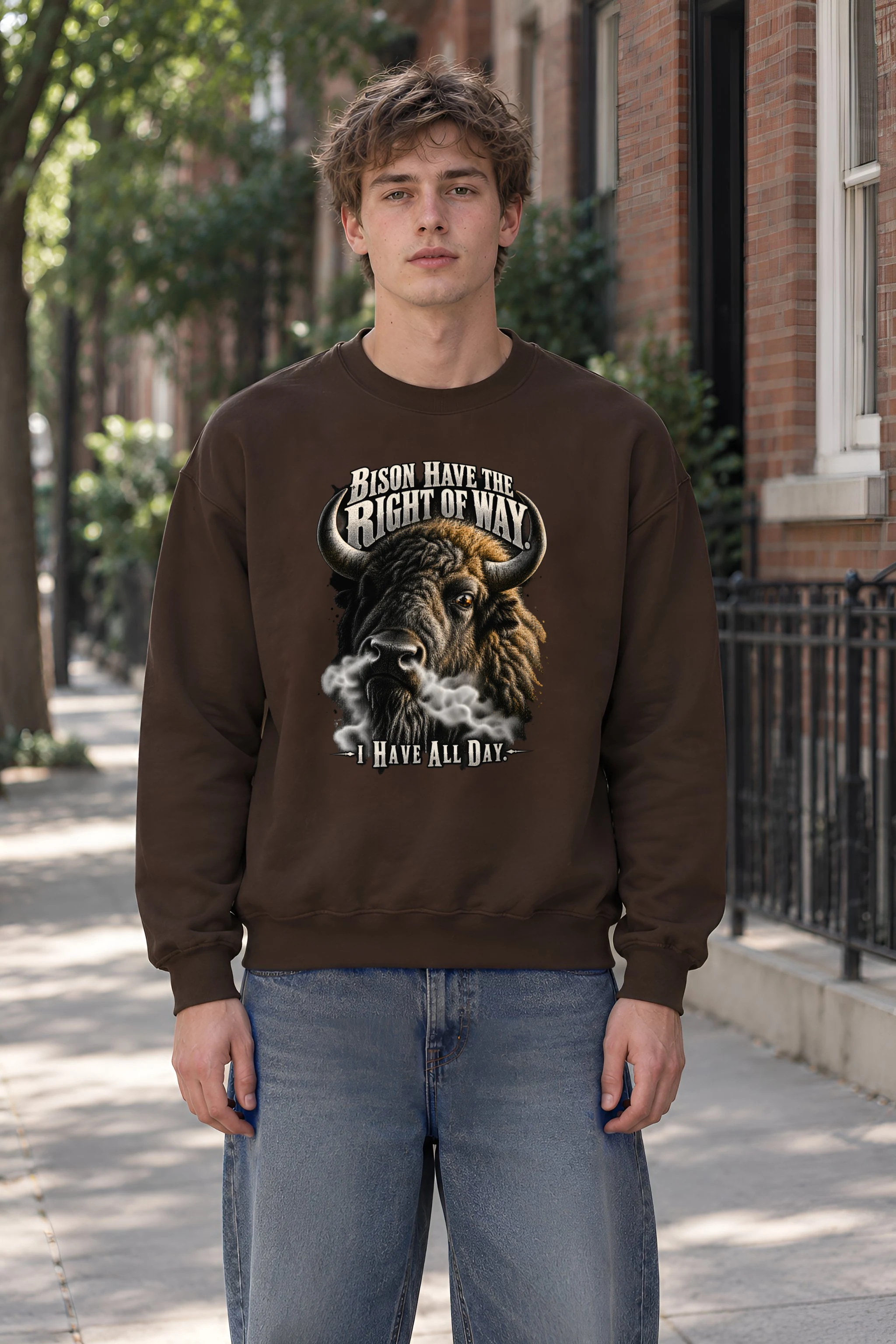 "Right Of Way" 1 Crewneck Sweatshirt