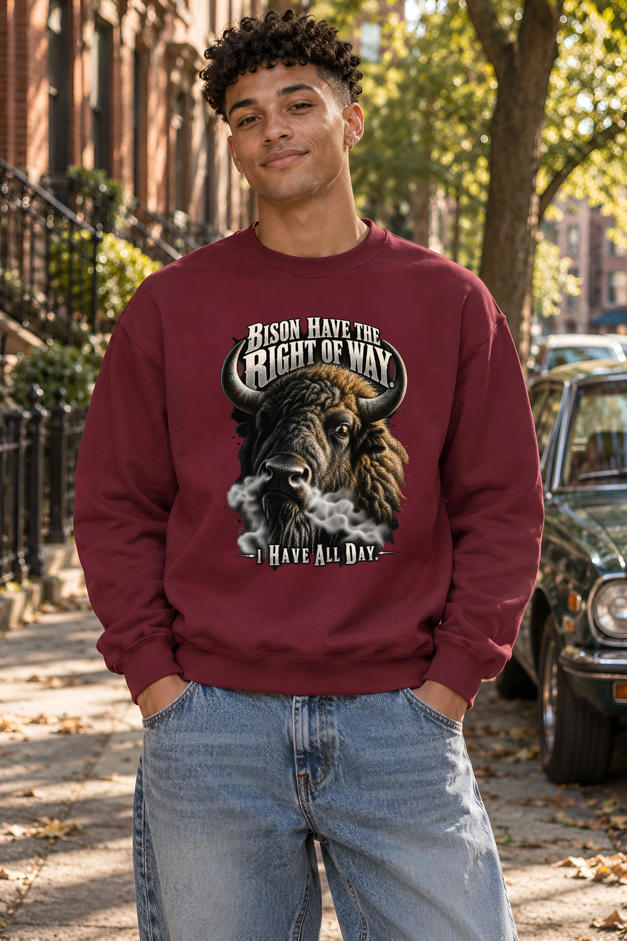 "Right Of Way" 1 Crewneck Sweatshirt