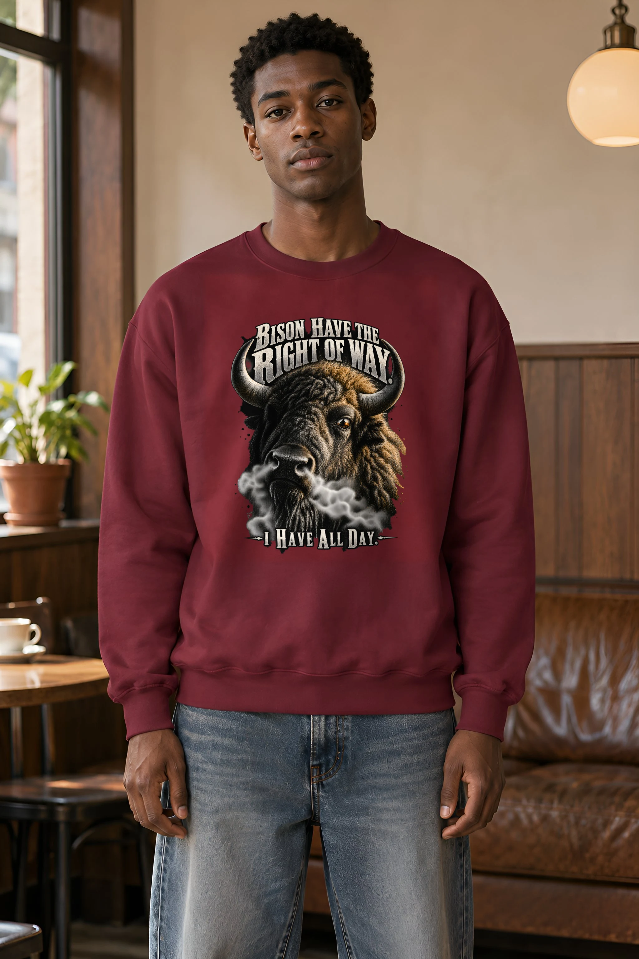 "Right Of Way" Heavy Blend Unisex Crewneck Sweatshirt