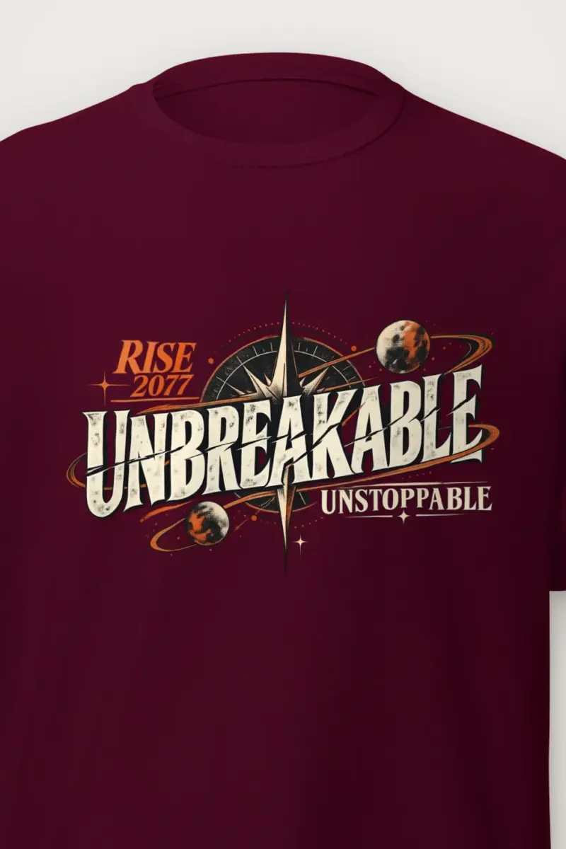 "Rise 2077" Heavyweight Unisex Crewneck T-shirt