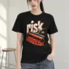 "risk make it flat" Heavyweight Unisex Crewneck T-shirt