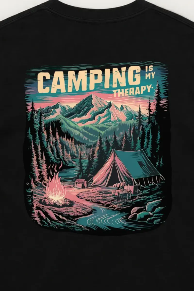 "Riverside Camp Days" Unisex Longsleeve T-shirt