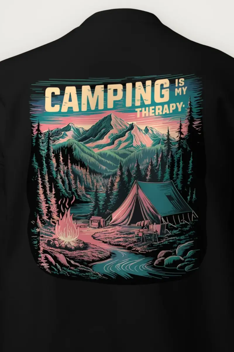 "Riverside Campfire" Heavy Blend Unisex Crewneck Sweatshirt