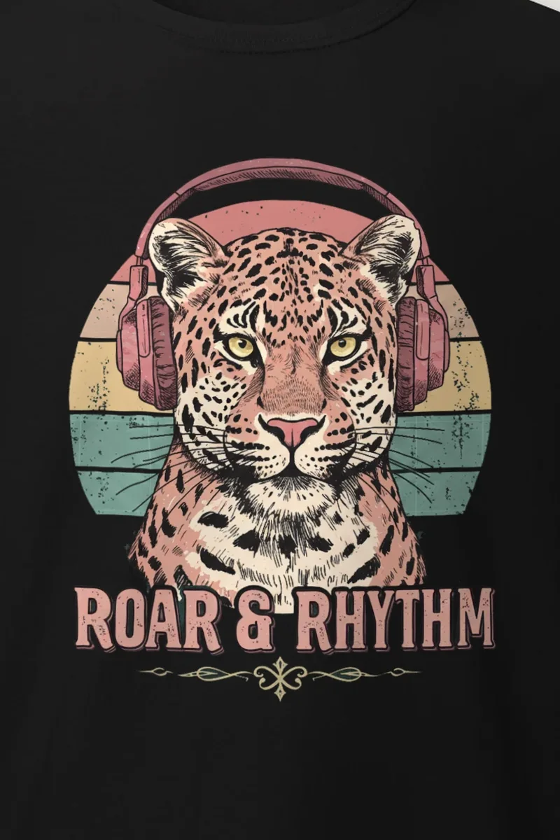 "Roar & Rhythm" Heavyweight Unisex Crewneck T-shirt