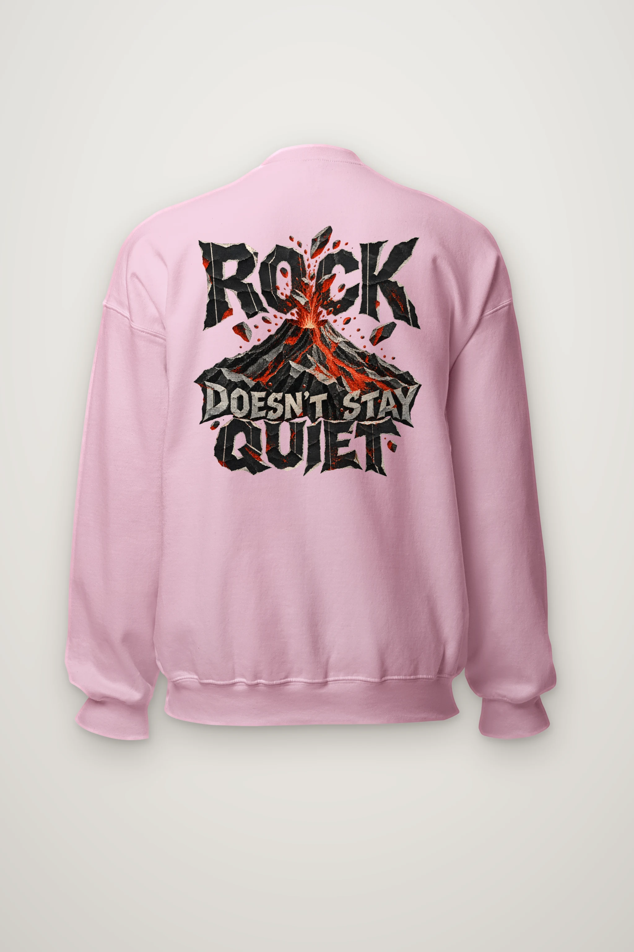 "Rock Doesn't Stay Quiet" Heavy Blend Unisex Crewneck Sweatshirt