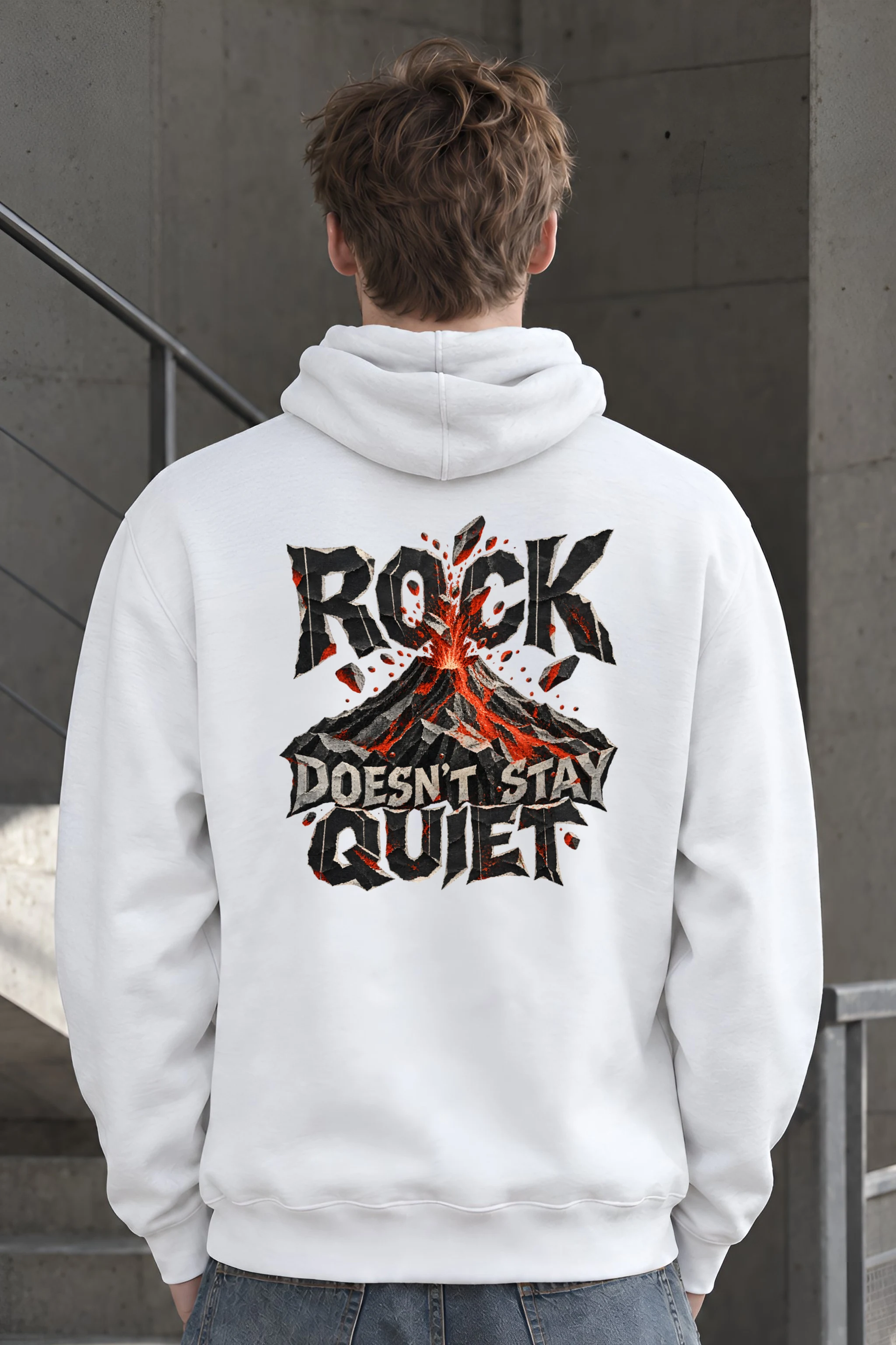 "Rock Doesn't Stay Quiet" Heavy Blend Unisex Pullover Hoodie