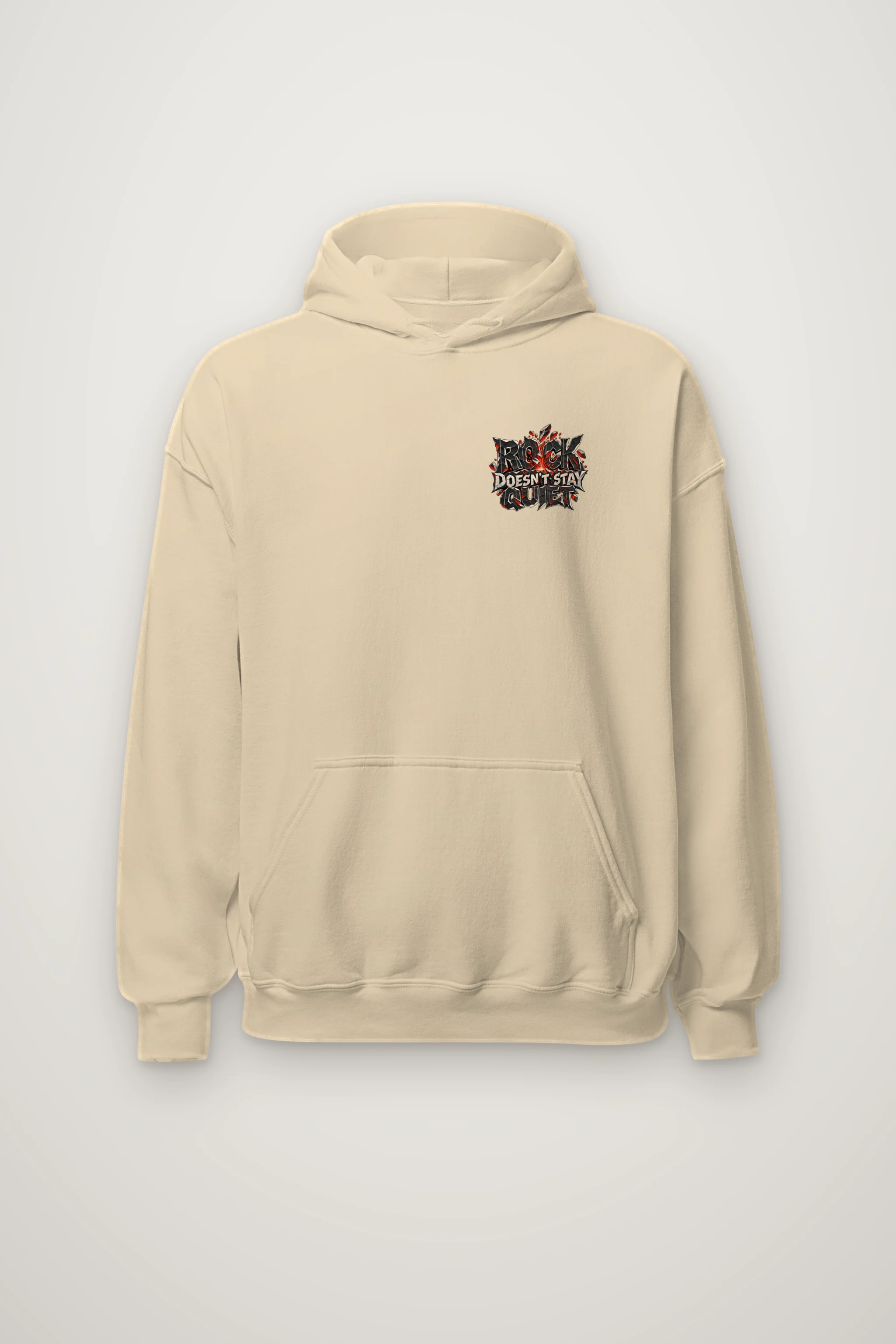 "Rock Doesn't Stay Quiet" Heavy Blend Unisex Pullover Hoodie