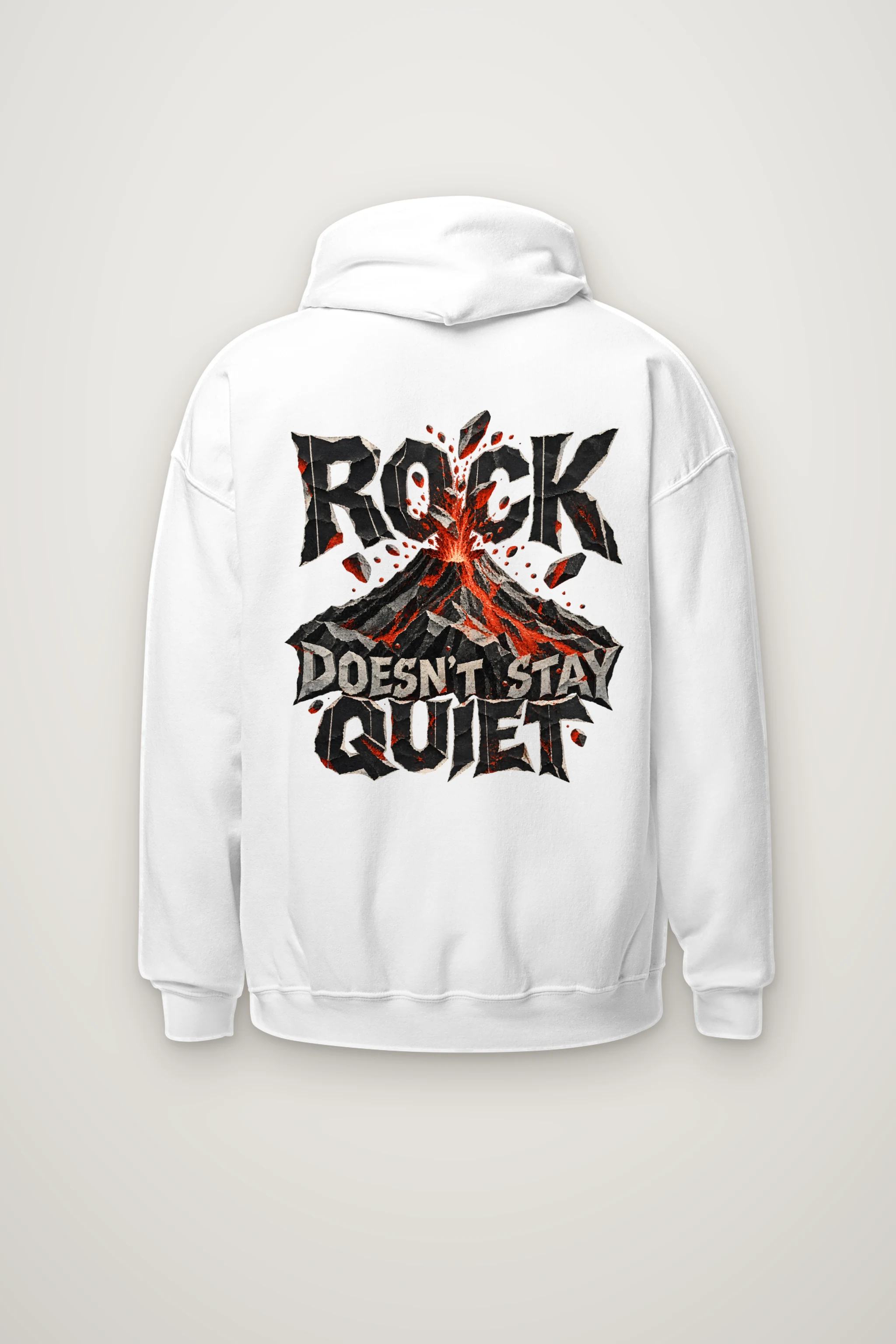 "Rock Doesn't Stay Quiet" Heavy Blend Unisex Pullover Hoodie