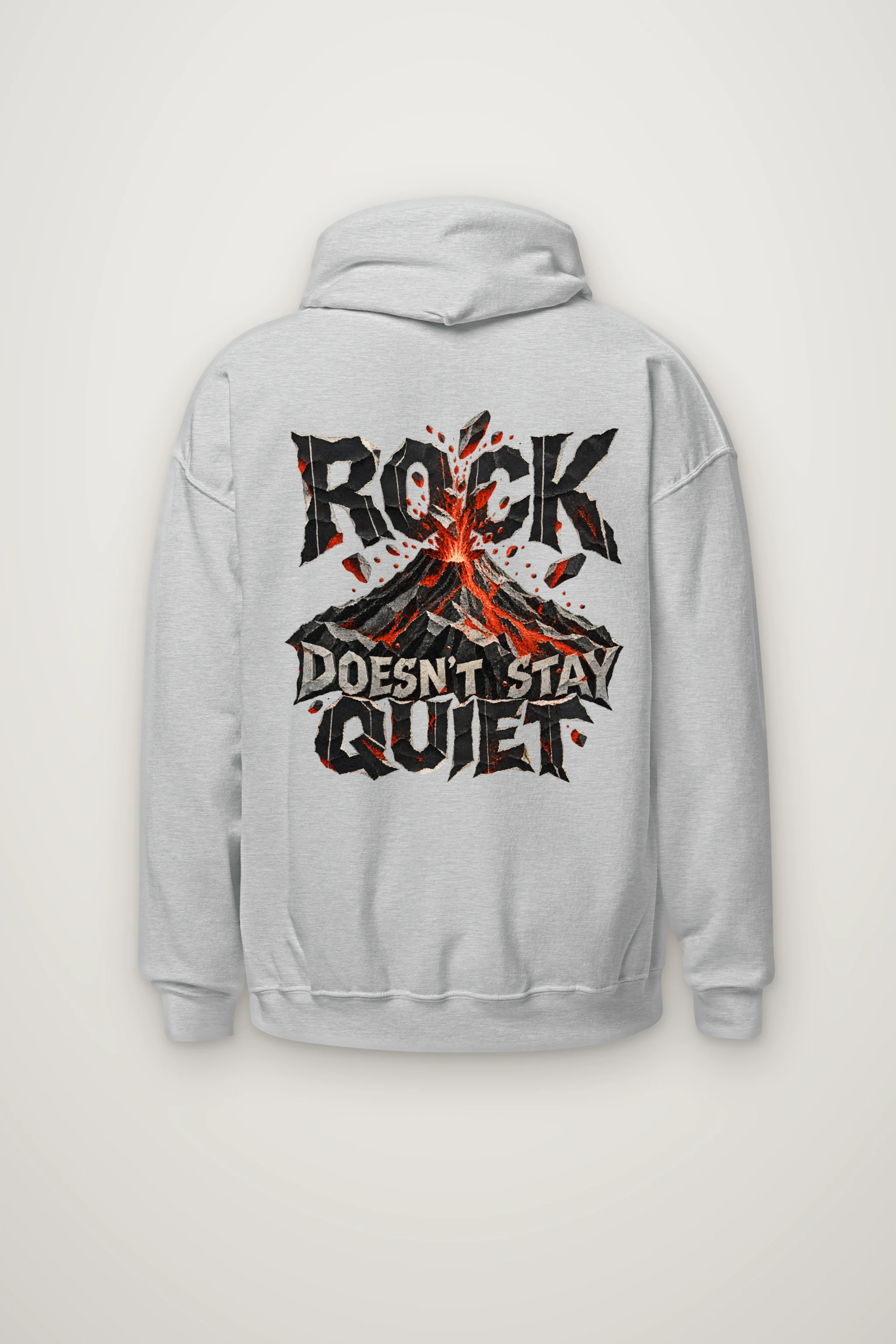 "Rock Doesn't Stay Quiet" Heavy Blend Unisex Pullover Hoodie