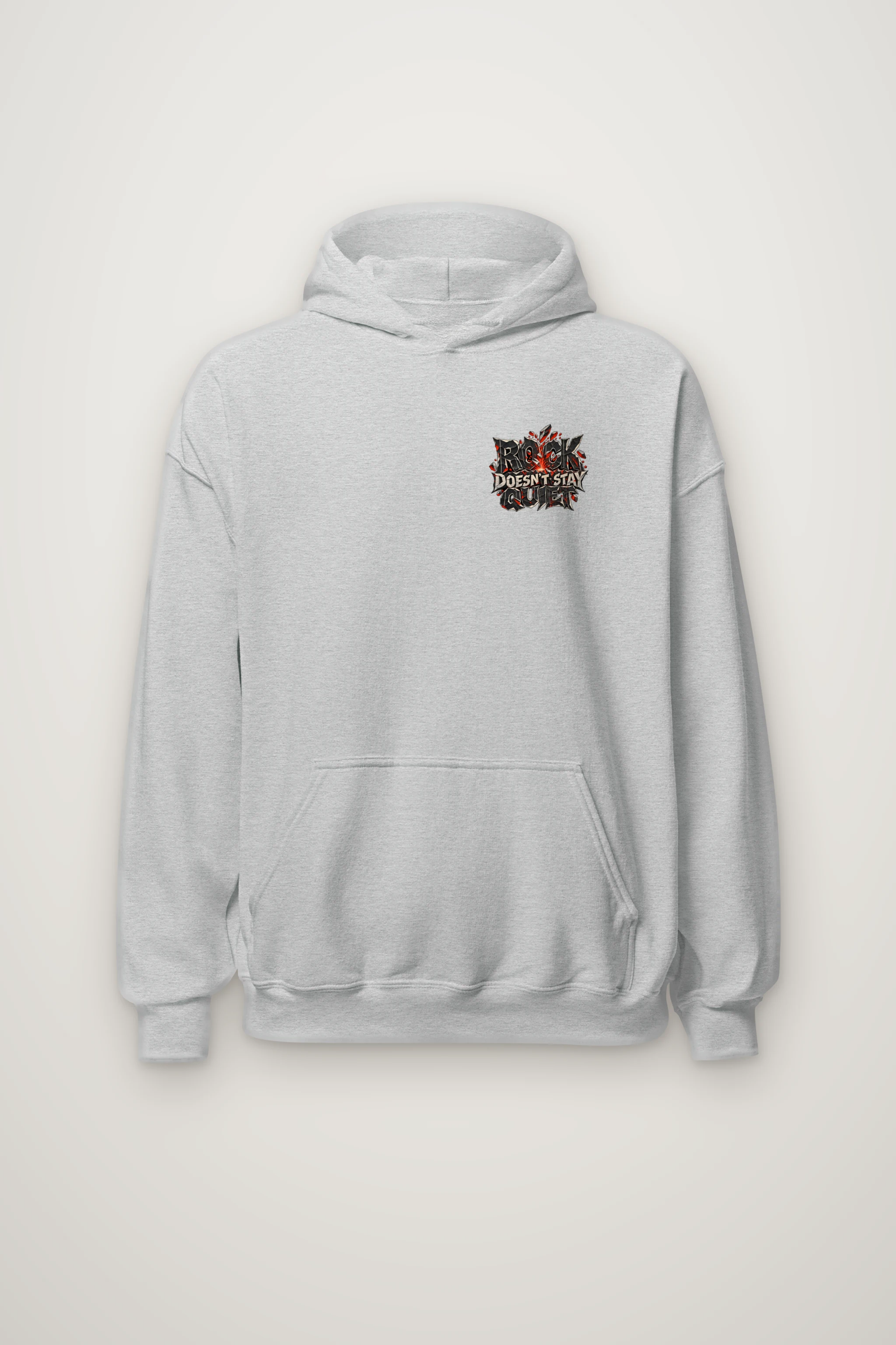 "Rock Doesn't Stay Quiet" Heavy Blend Unisex Pullover Hoodie