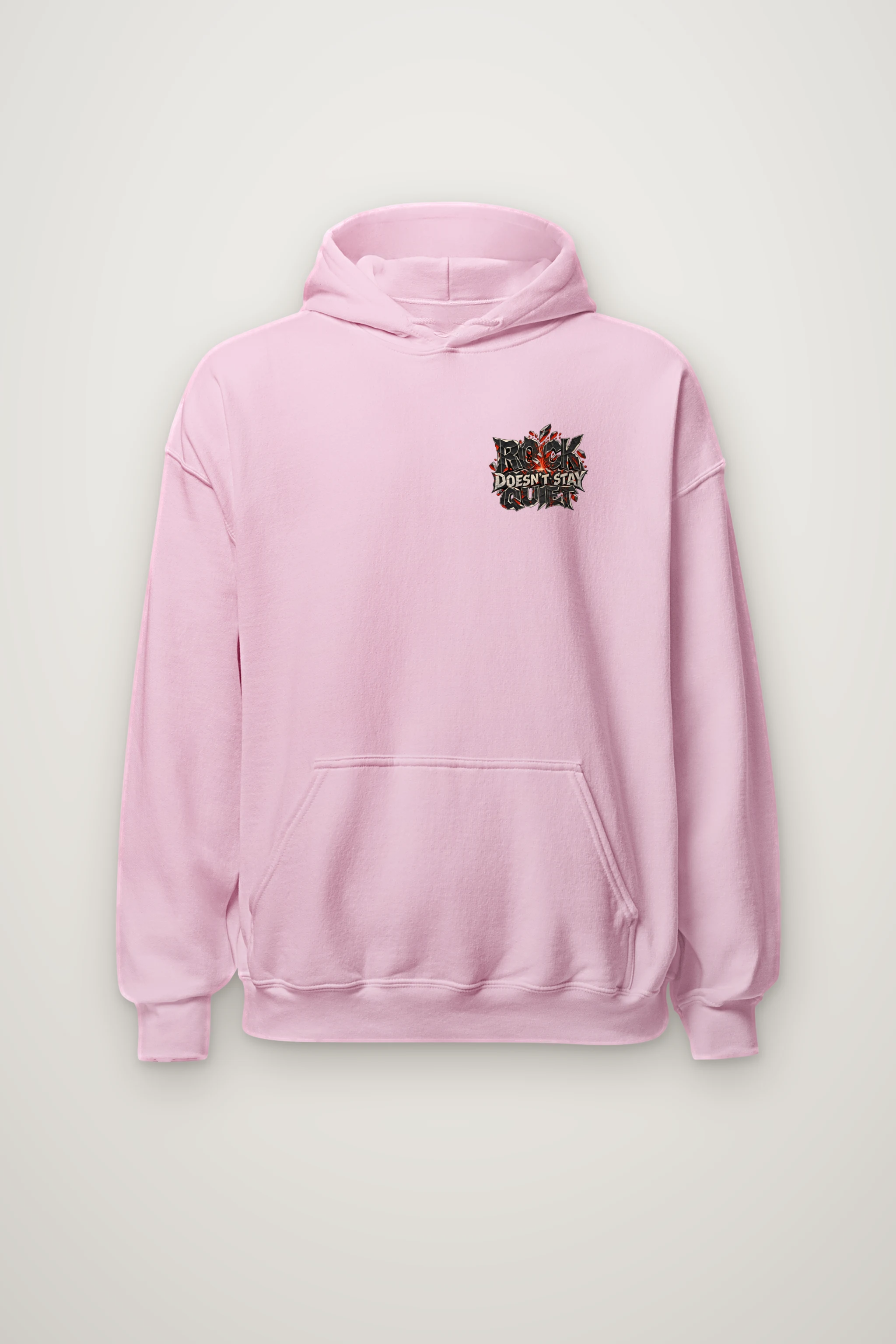 "Rock Doesn't Stay Quiet" Heavy Blend Unisex Pullover Hoodie