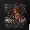 "Rock Doesn't Stay Quiet" Heavyweight Unisex Crewneck T-shirt