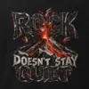 "Rock Doesn't Stay Quiet" Men's Oversized Heavyweight Crewneck T-Shirt