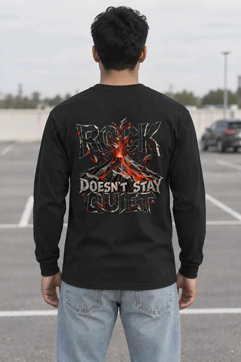 "Rock Doesn't Stay Quiet" Unisex Longsleeve T-shirt