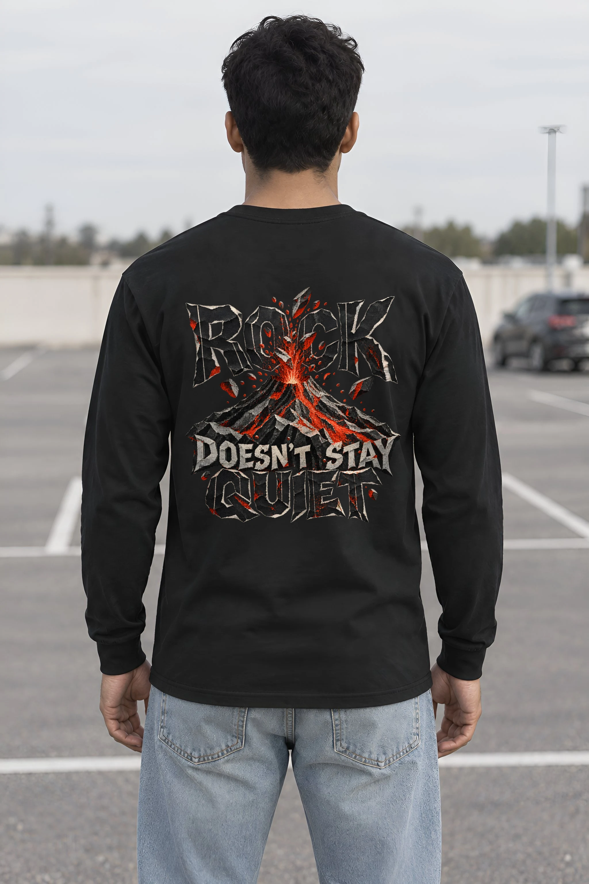 "Rock Doesn't Stay Quiet" Unisex Longsleeve T-shirt
