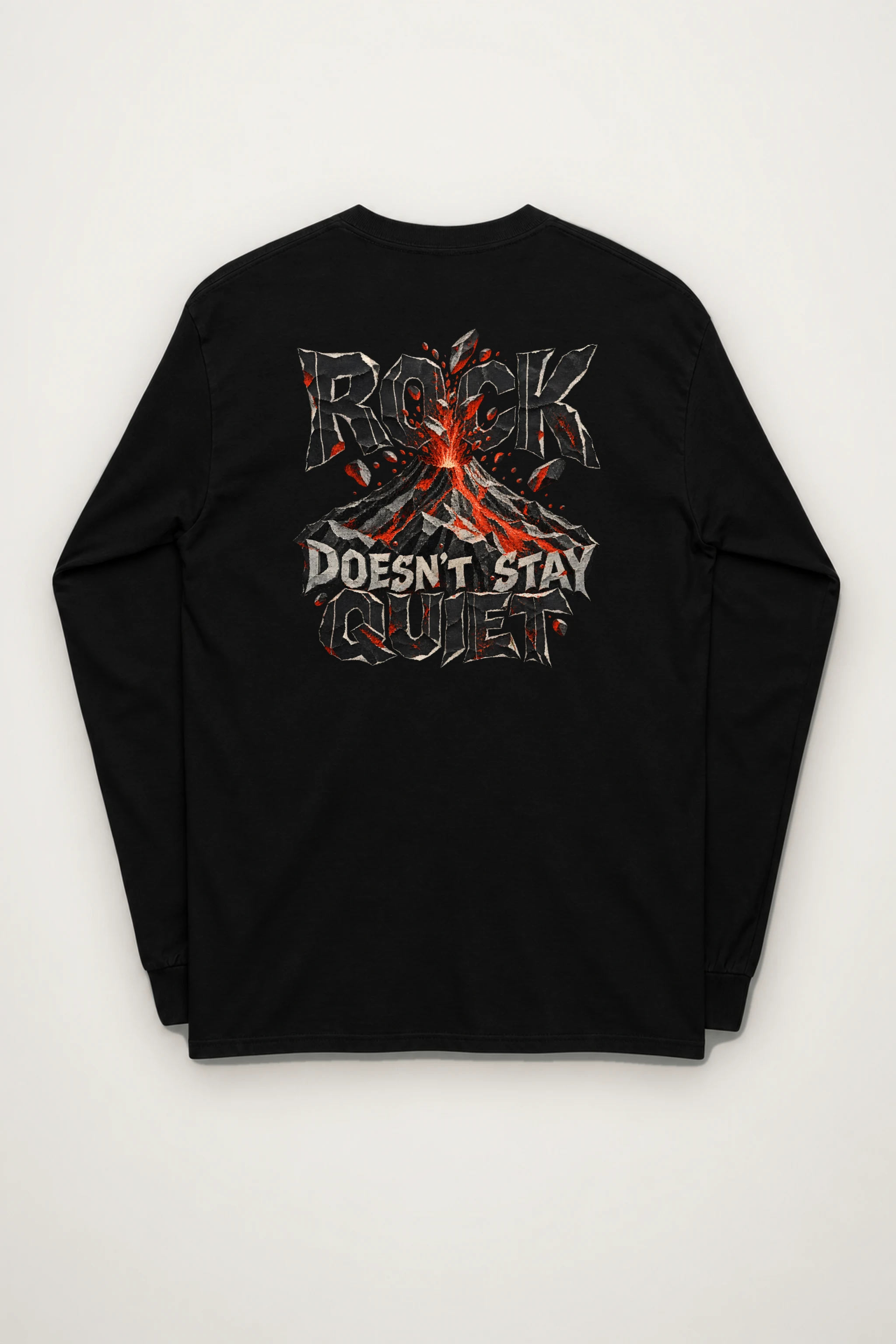 "Rock Doesn't Stay Quiet" Unisex Longsleeve T-shirt