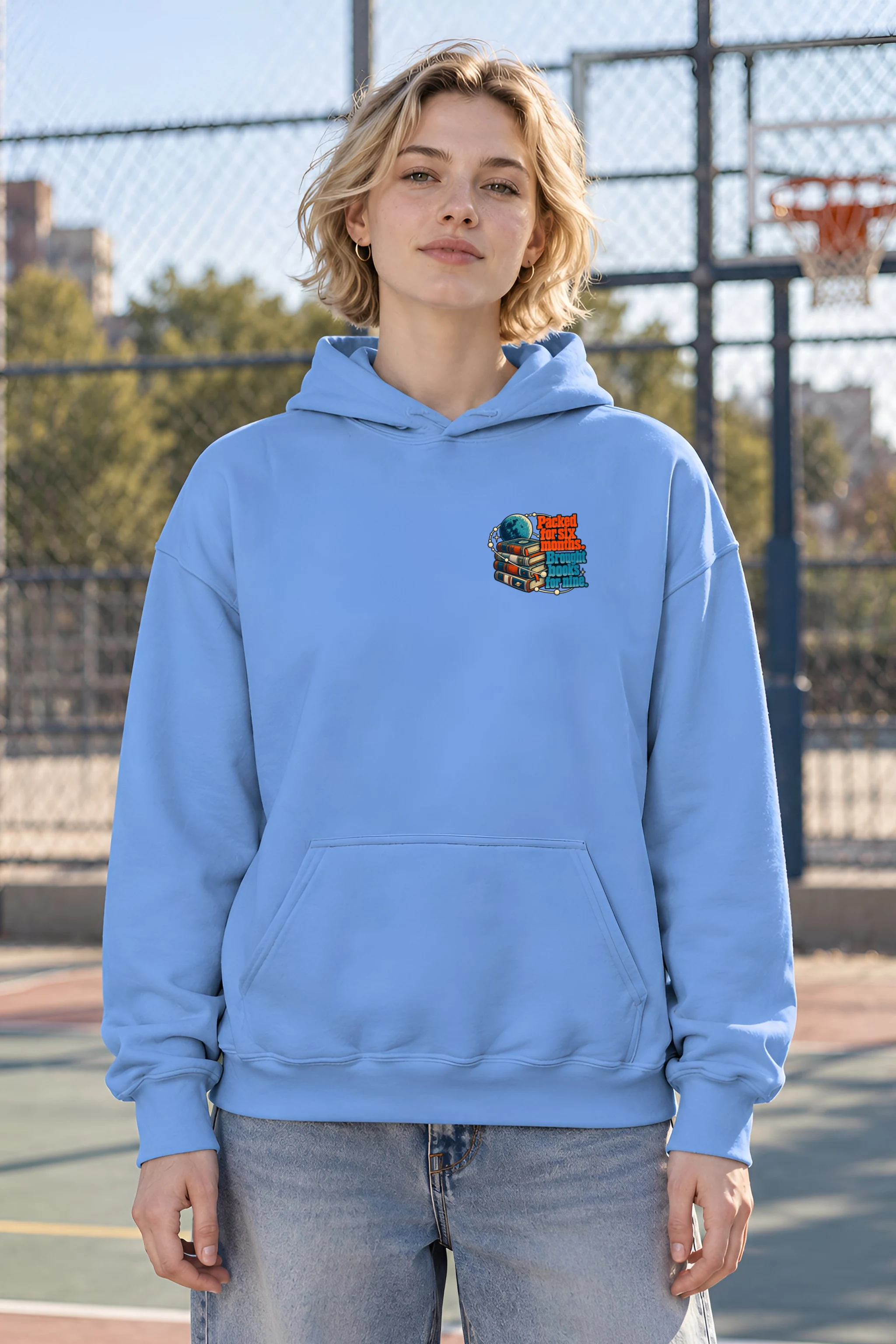 "Rocket Library" Unisex Pullover Hoodie