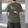 "Rocket Towing Caravan" Heavyweight Unisex Crewneck T-shirt