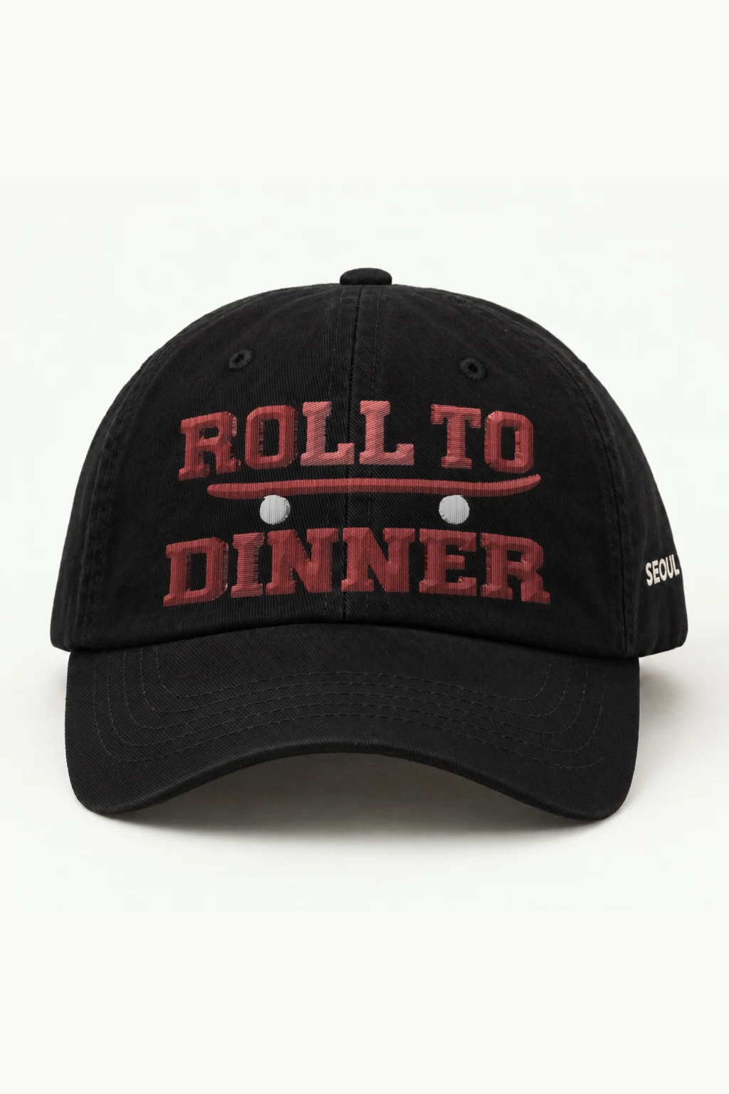 "Roll to Dinner" Classic Dad Hat · Embroidered