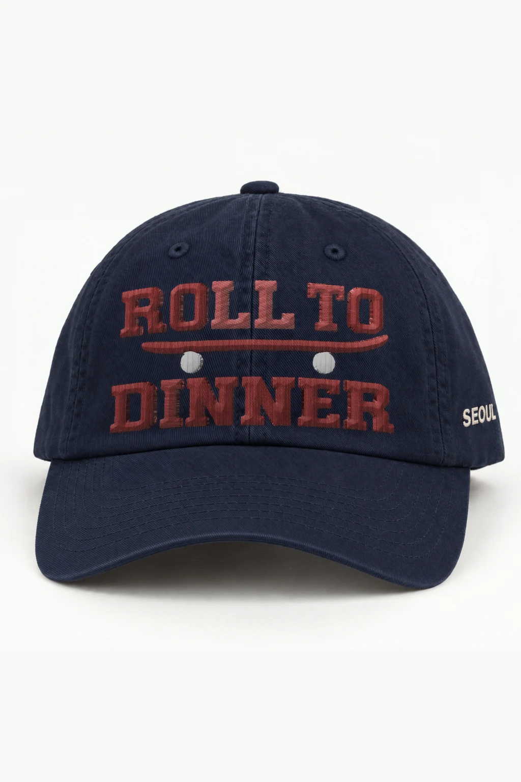 "Roll to Dinner" Classic Dad Hat · Embroidered