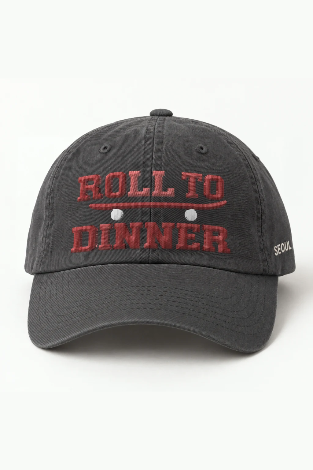 "Roll to Dinner" Classic Dad Hat · Embroidered