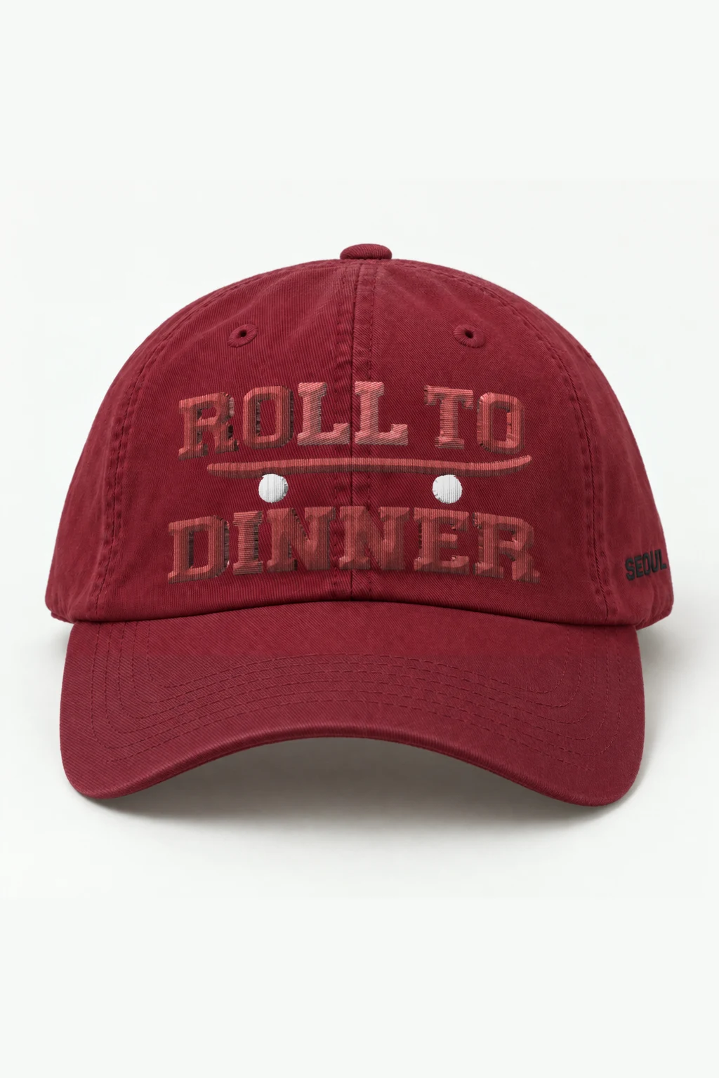 "Roll to Dinner" Classic Dad Hat · Embroidered