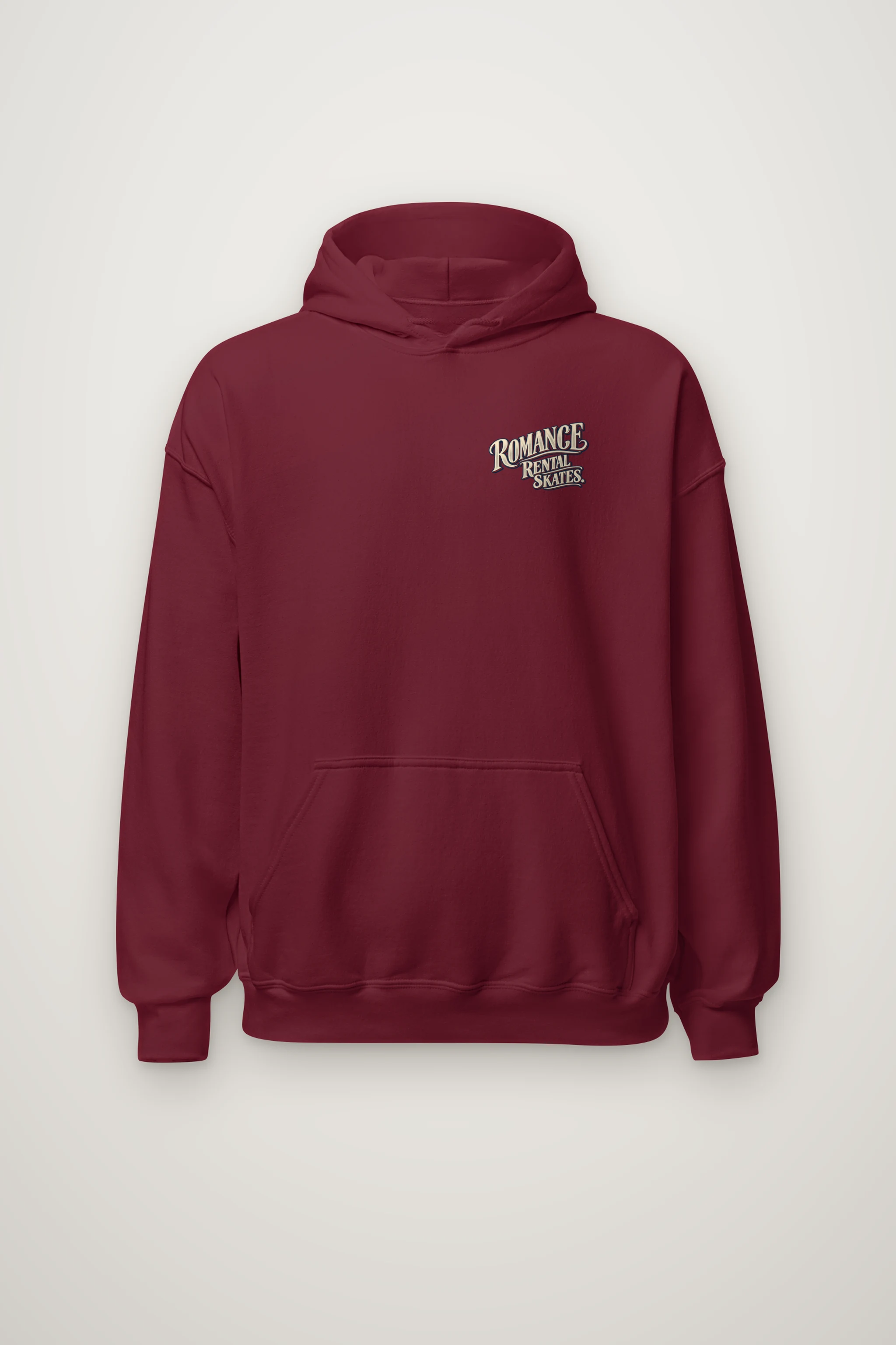 "Romance Comes With Rental Skates" Heavy Blend Unisex Pullover Hoodie