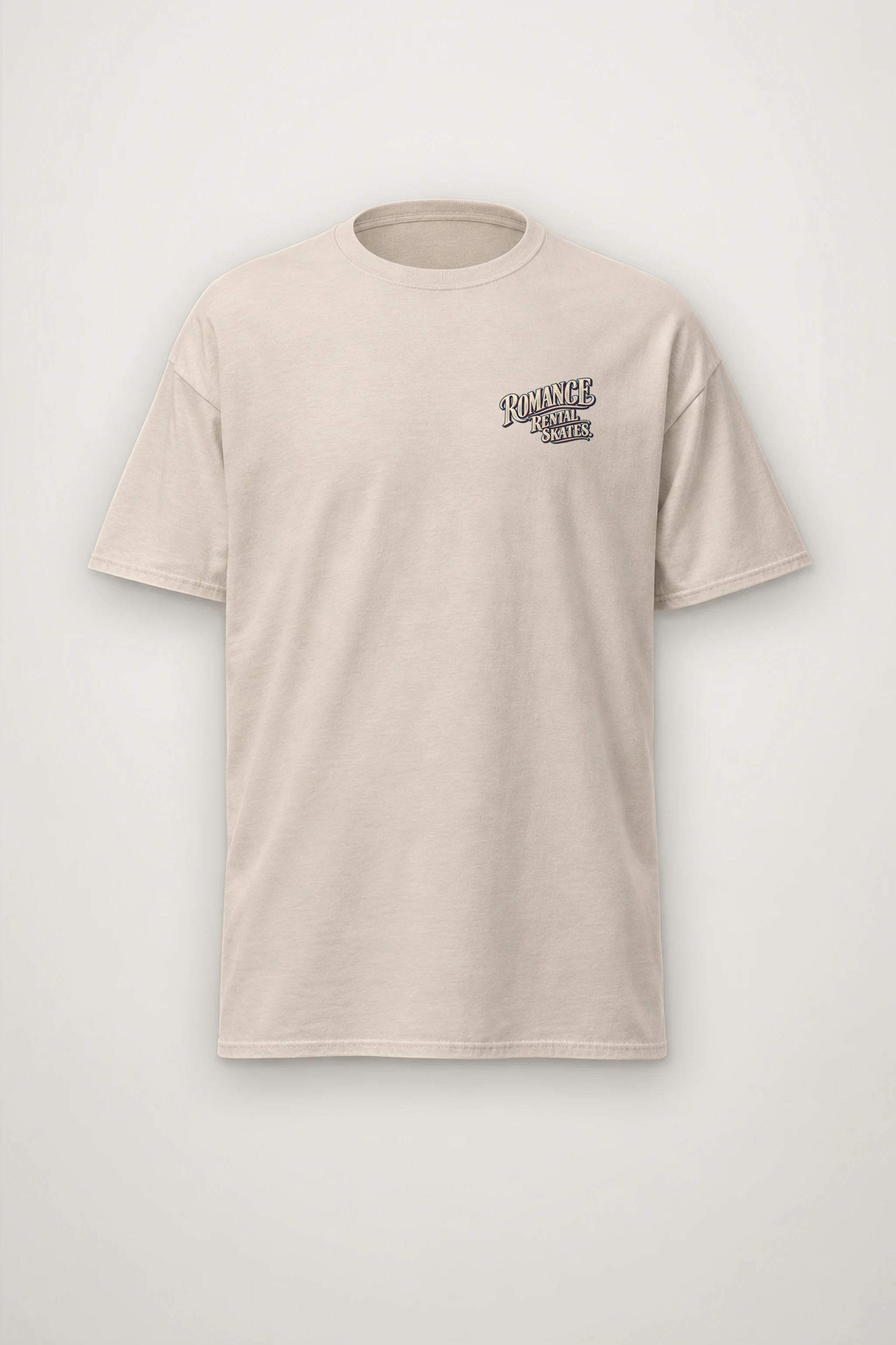 "Romance Comes With Rental Skates" Heavyweight Unisex Crewneck T-shirt
