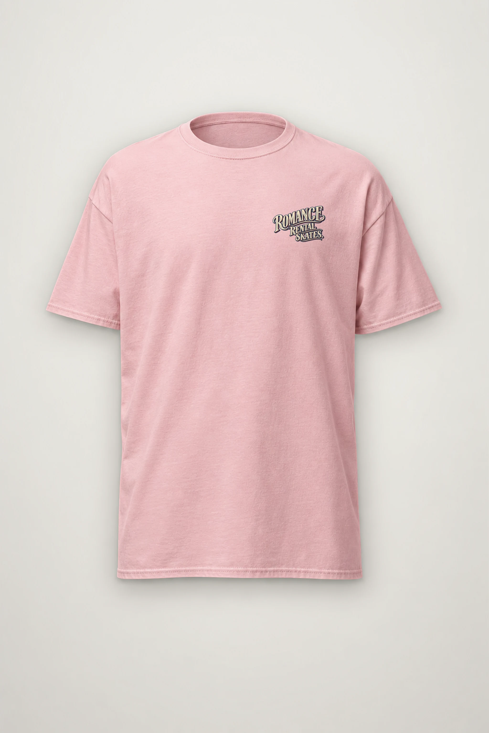"Romance Comes With Rental Skates" Heavyweight Unisex Crewneck T-shirt