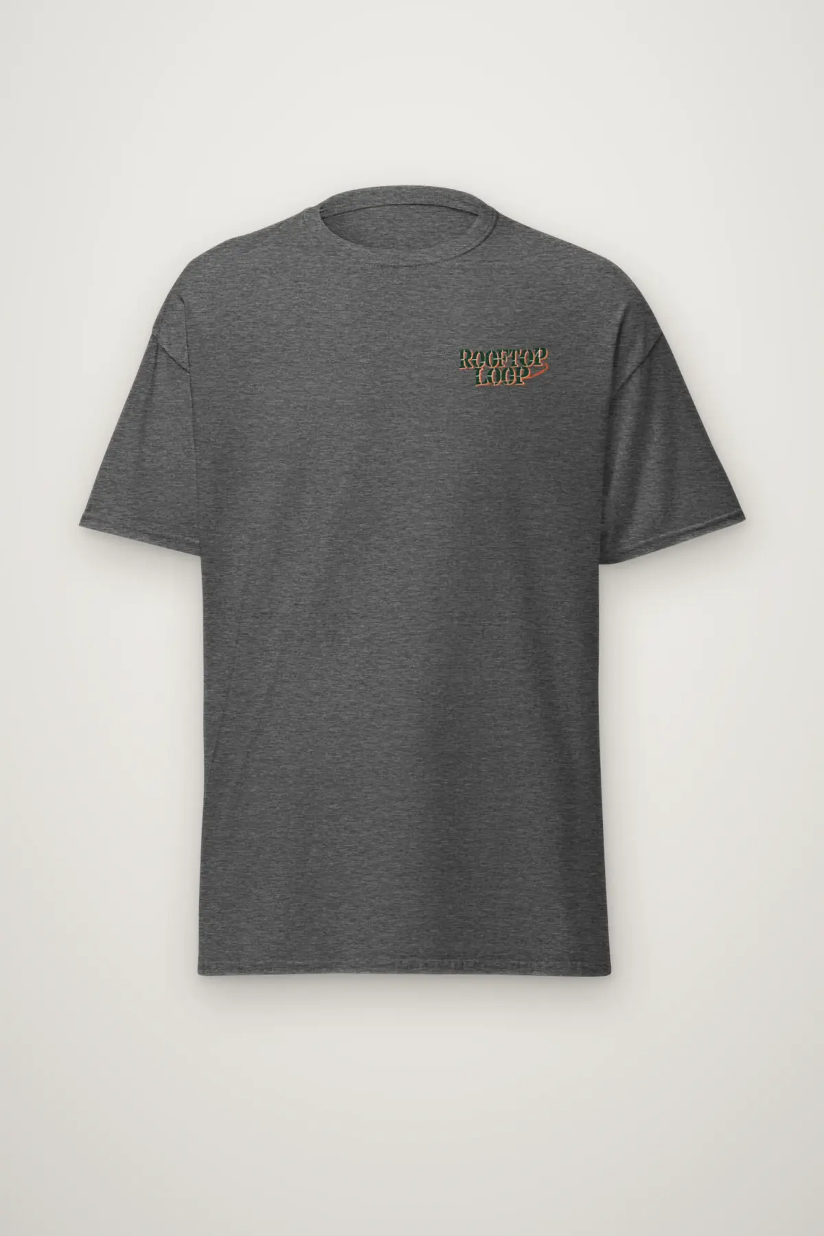 "Rooftop Loop" Heavyweight Unisex Crewneck T-shirt