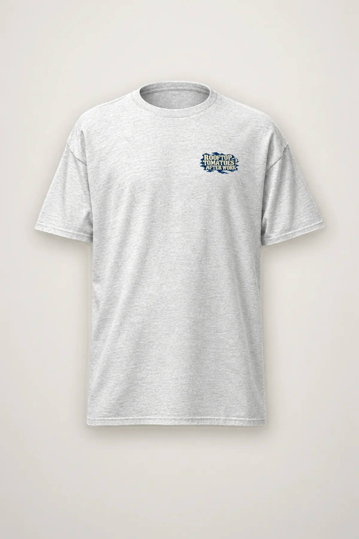 "Rooftop Tomatoes After Work Seoul Evening" Heavyweight Unisex Crewneck T-shirt