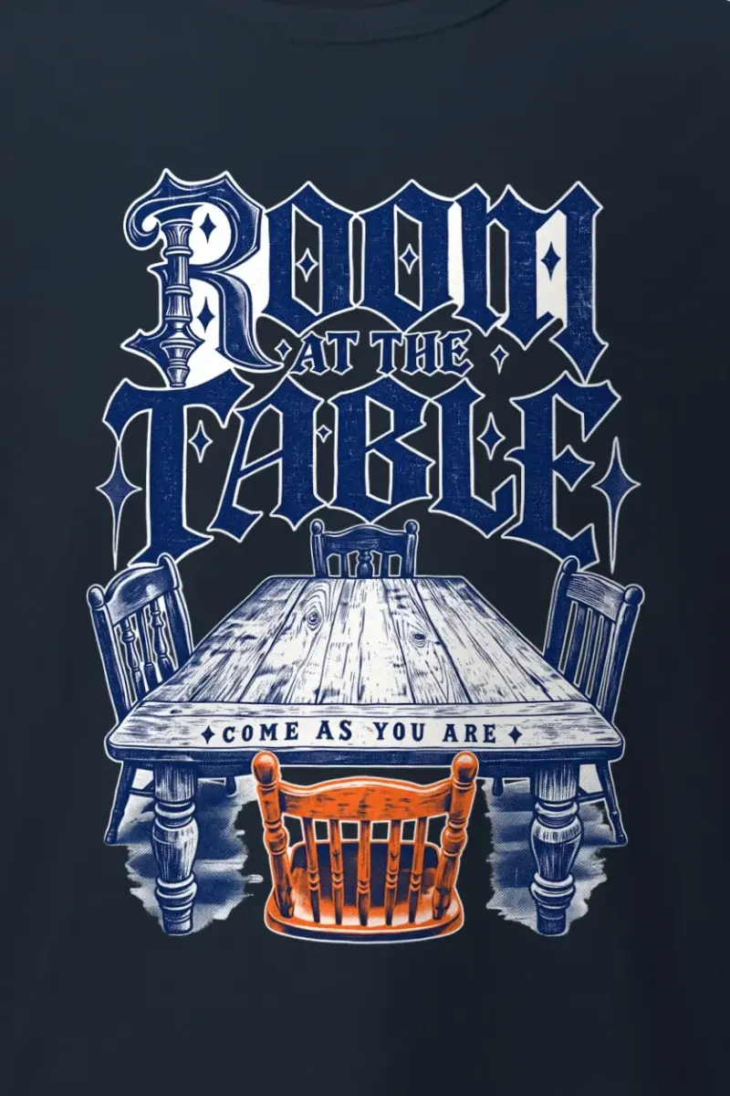"Room at the Table" Heavyweight Unisex Crewneck T-shirt