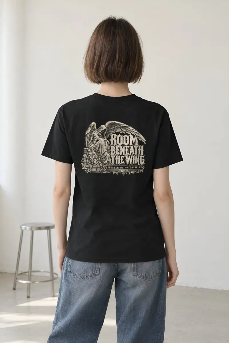 "Room Beneath the Wing" Heavyweight Unisex Crewneck T-shirt