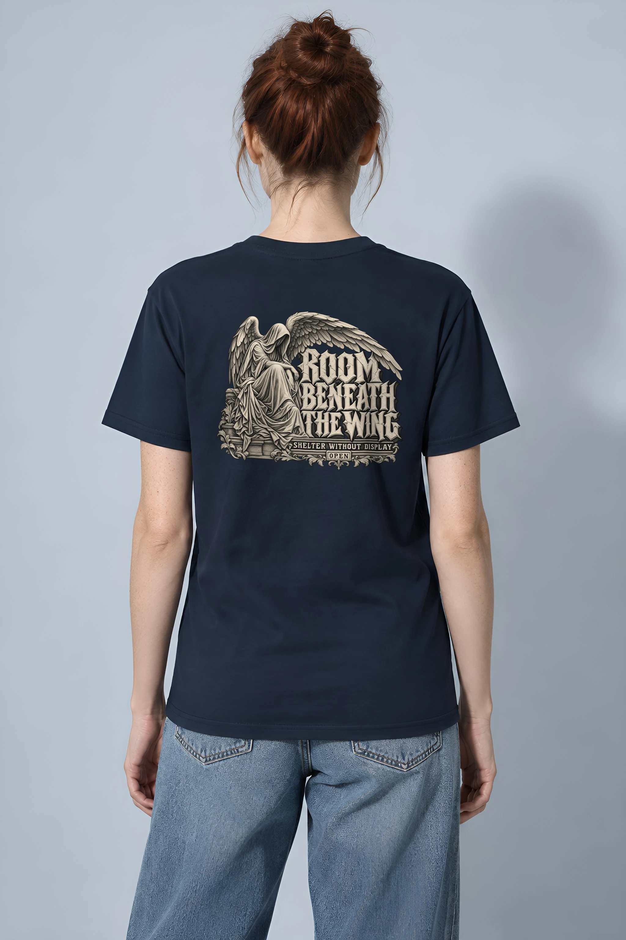 "Room Beneath the Wing" Heavyweight Unisex Crewneck T-shirt