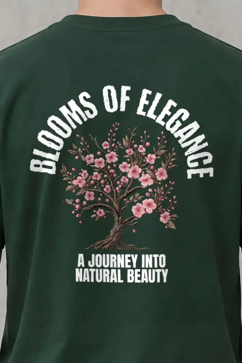 "Rooted Blossoms" Heavyweight Unisex Crewneck T-shirt