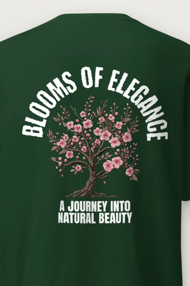 "Rooted Blossoms" Heavyweight Unisex Crewneck T-shirt